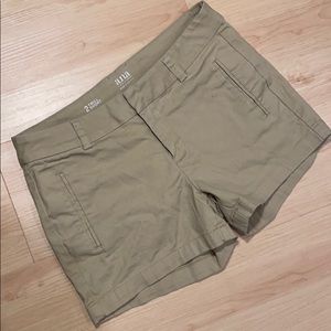 Khaki Twill Shorts